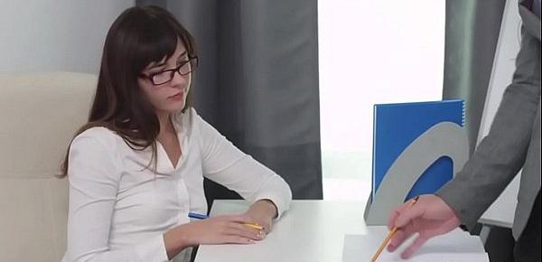  Schoolgirl With Glasses